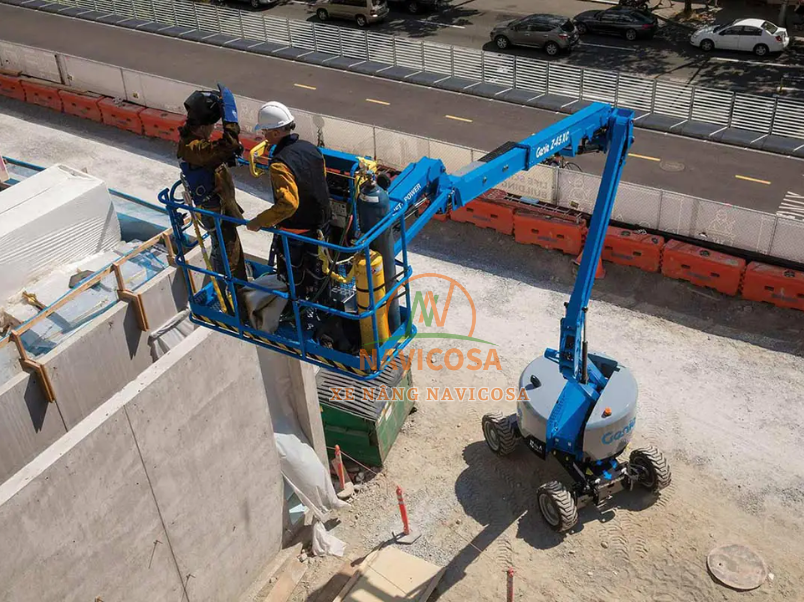 cho thue xe nang nguoi tai KCN Mai Trung uy tin chat luong