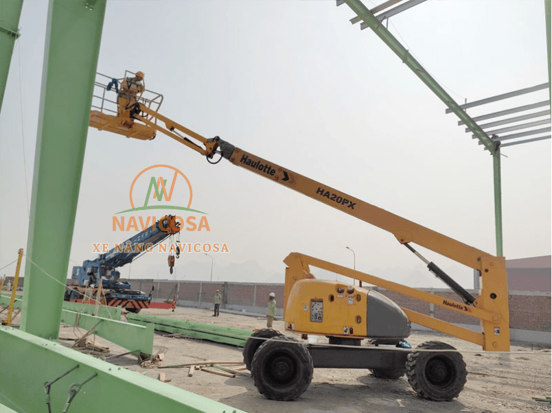 khi nao xe nang nguoi boom lift