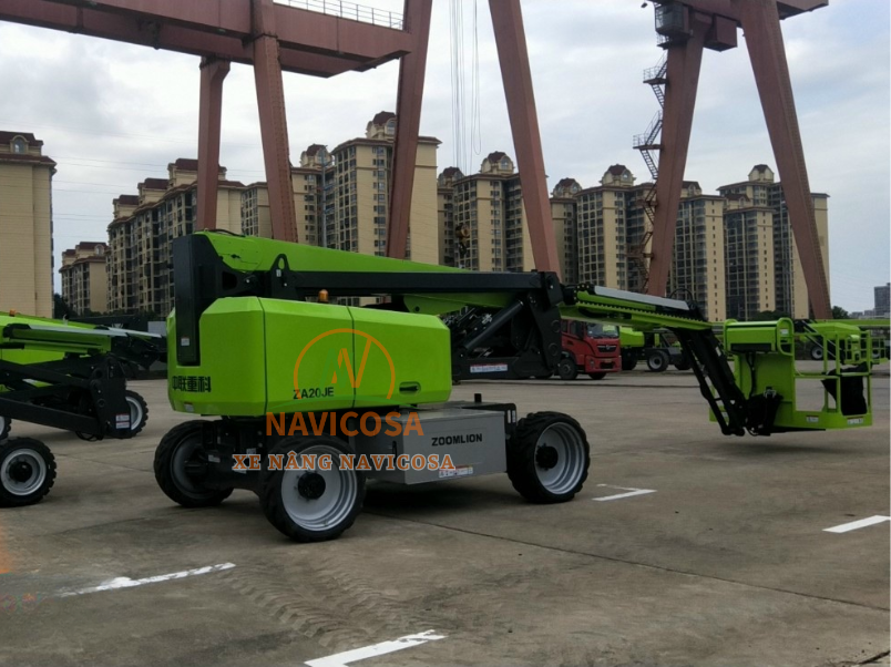 phan loai xe boom lift theo nguon dong co