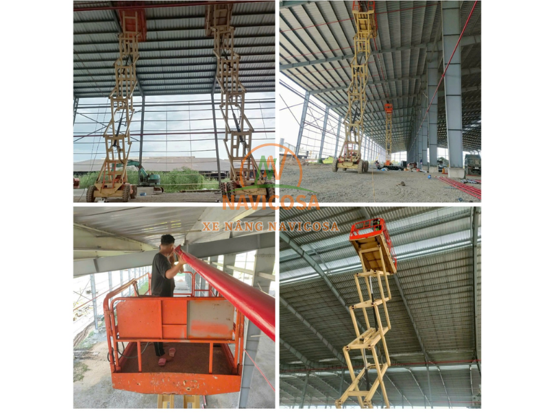 Xe nang nguoi thi cong PCCC