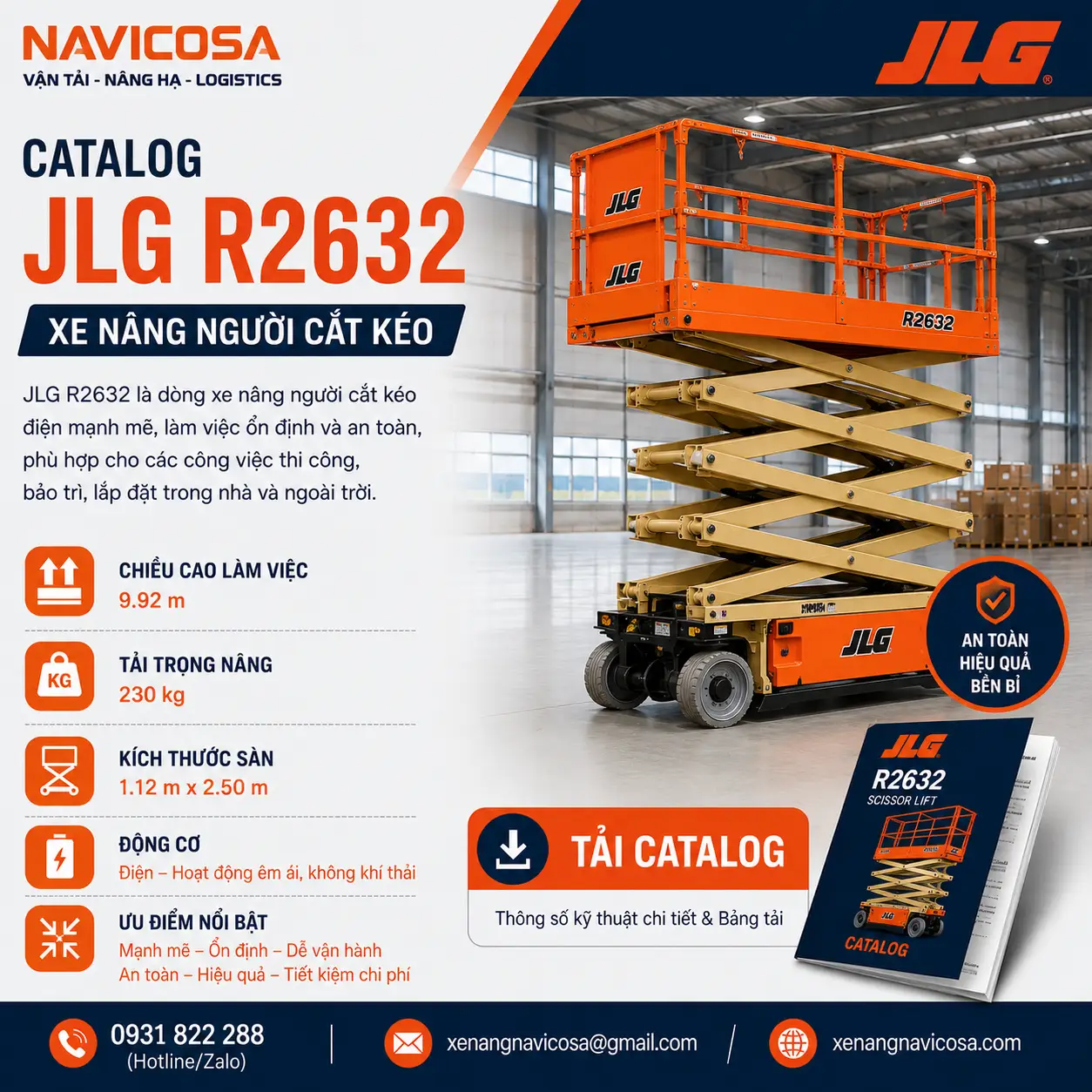 Catalog JLG R2632 Xe Cat Keo